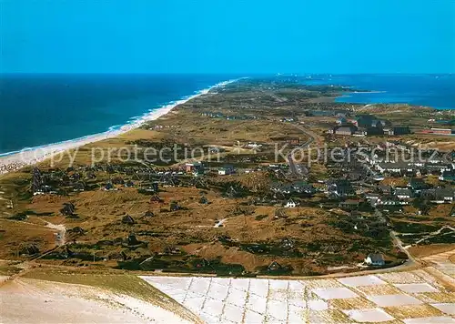 AK / Ansichtskarte Hoernum_Sylt Fliegeraufnahme Hoernum Sylt