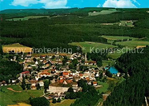 AK / Ansichtskarte Friedenweiler Kinderheilstaette Schloss Friedenweiler Schwarzwald Fliegeraufnahme Friedenweiler