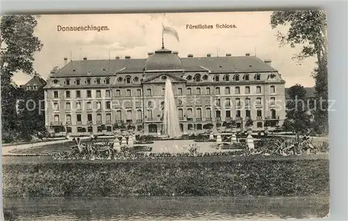 AK / Ansichtskarte Donaueschingen Fuerstliches Schloss Donaueschingen