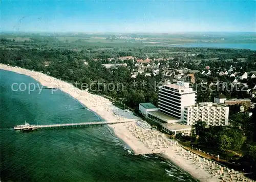 AK / Ansichtskarte Timmendorfer_Strand Kurhaushotel Seeschloesschen Fliegeraufnahme Timmendorfer_Strand