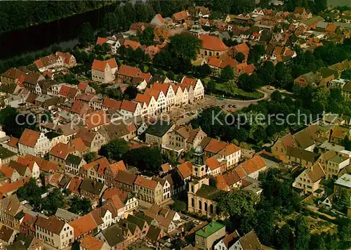 AK / Ansichtskarte Friedrichstadt_Eider Fliegeraufnahme Friedrichstadt_Eider