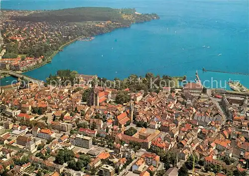 AK / Ansichtskarte Konstanz_Bodensee Fliegeraufnahme Konstanz_Bodensee