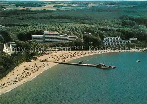 AK / Ansichtskarte Gluecksburg_Ostseebad Fliegeraufnahme Gluecksburg_Ostseebad