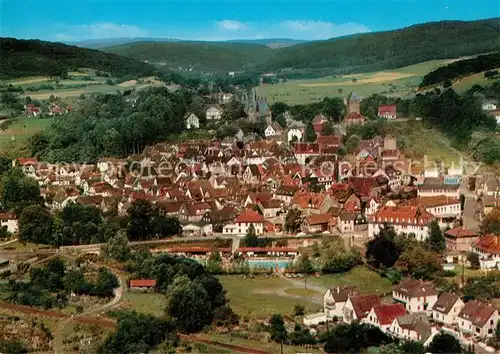 AK / Ansichtskarte Ortenberg_Hessen Fliegeraufnahme Ortenberg Hessen