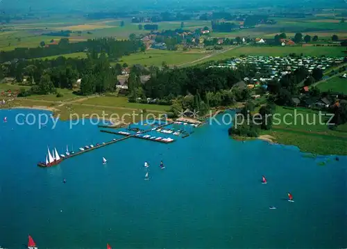 AK / Ansichtskarte Lembruch Fliegeraufnahme Duemmersee Lembruch