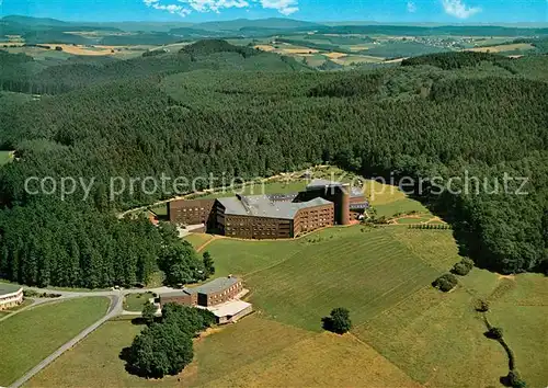 AK / Ansichtskarte Olpe_Biggesee Fliegeraufnahme Mutterhaus Franziskanerinnen Olpe Biggesee