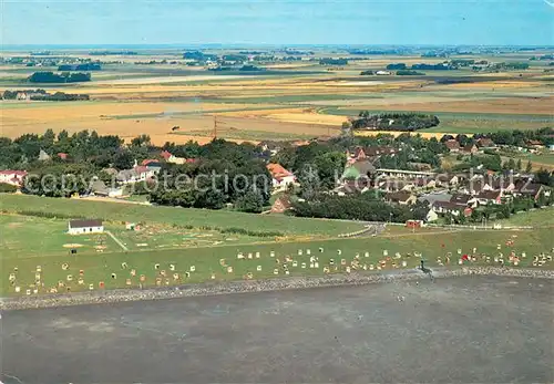 AK / Ansichtskarte Deichhausen_Buesum Fliegeraufnahme Deichhausen Buesum