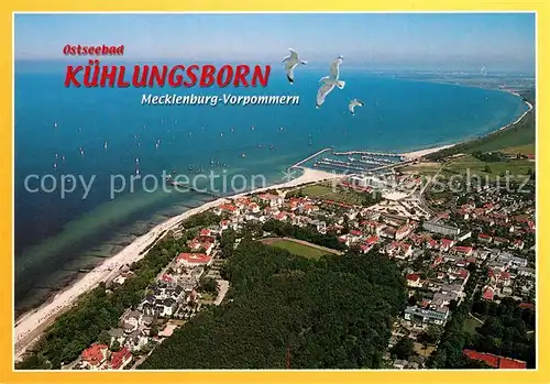 AK / Ansichtskarte Kuehlungsborn_Ostseebad Fliegeraufnahme Kuehlungsborn_Ostseebad