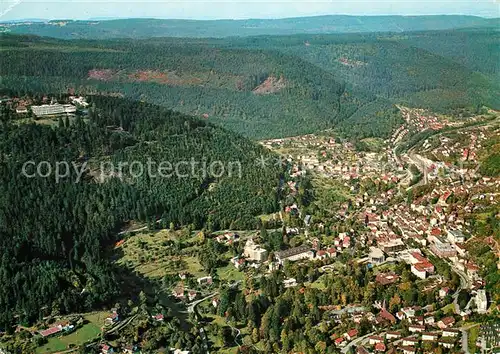 AK / Ansichtskarte Wildbad_Schwarzwald Fliegeraufnahme Wildbad_Schwarzwald