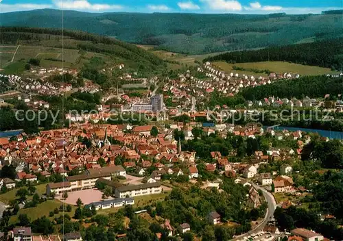 AK / Ansichtskarte Melsungen_Fulda Fliegeraufnahme Melsungen Fulda