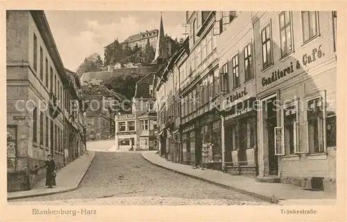 AK / Ansichtskarte Blankenburg_Harz Traenkestrasse Blankenburg_Harz