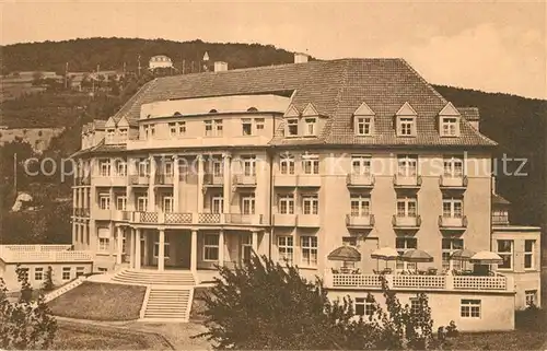 AK / Ansichtskarte Bad_Mergentheim Kuranstalt Hohenlohe Bad_Mergentheim