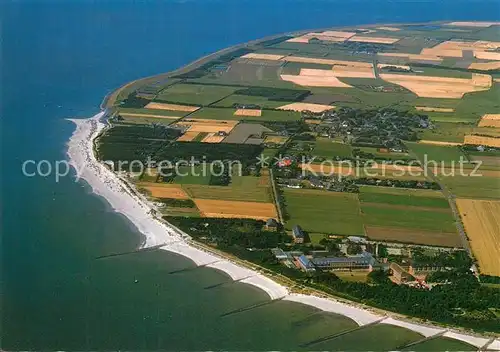 AK / Ansichtskarte Insel_Foehr Fliegeraufnahme Nordseebad Utersum Insel_Foehr