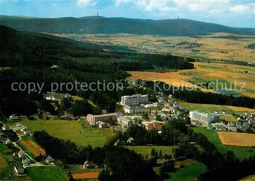 AK / Ansichtskarte Alexandersbad_Bad Fliegeraufnahme mit Ochsenkopf und Schneeberg Alexandersbad_Bad