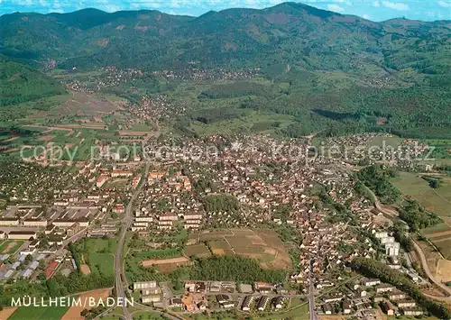 AK / Ansichtskarte Muellheim_Baden Fliegeraufnahme Muellheim_Baden