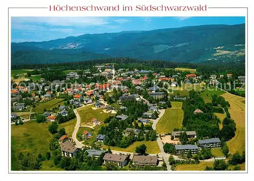 AK / Ansichtskarte Hoechenschwand Fliegeraufnahme Hoechenschwand