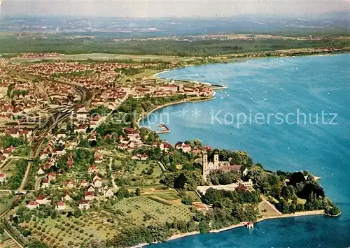 AK / Ansichtskarte Friedrichshafen_Bodensee Fliegeraufnahme Friedrichshafen Bodensee