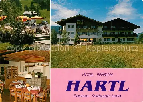 AK / Ansichtskarte Flachau Hotel Pension Hartl Flachau