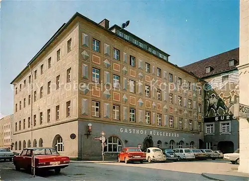 AK / Ansichtskarte Bad_Reichenhall Brauerei Gasthof Buergerbraeu Bad_Reichenhall