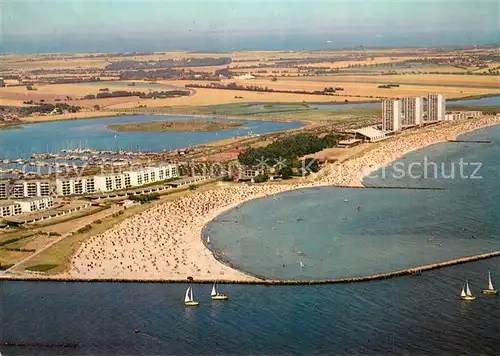 AK / Ansichtskarte Burg_Fehmarn Burgtiefe Fliegeraufnahme Burg Fehmarn