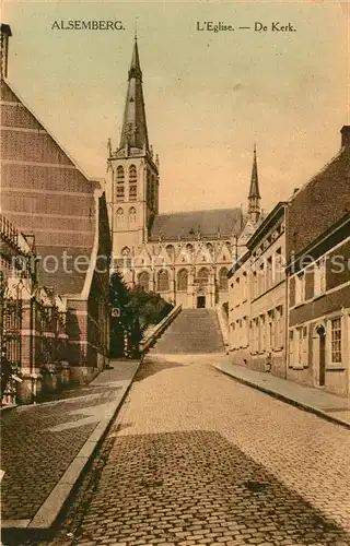 AK / Ansichtskarte Alsemberg De Kerk Alsemberg