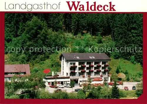 AK / Ansichtskarte Poppeltal Hotel Restaurant Waldeck Schwarzwald Poppeltal