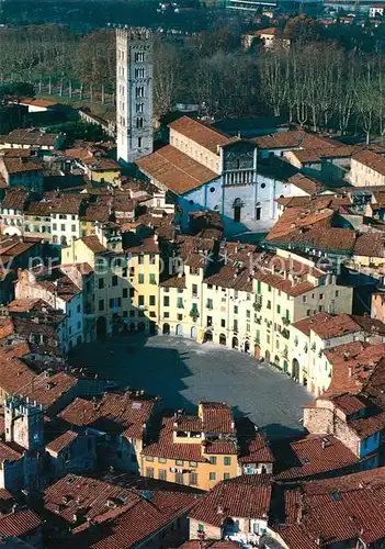 AK / Ansichtskarte Lucca Anfiteatro Romano e Basilica di S Frediano Lucca