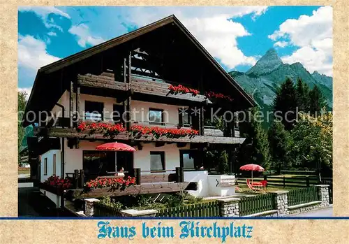 AK / Ansichtskarte Ehrwald_Tirol Haus beim Kirchplatz Ehrwald Tirol