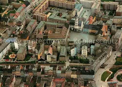 AK / Ansichtskarte Gera Fliegeraufnahme Innenstadt Rathaus Gera