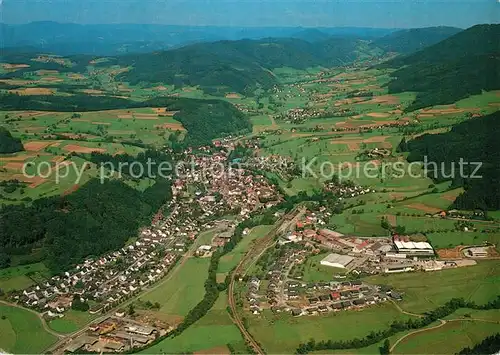 AK / Ansichtskarte Elzach Fliegeraufnahme Elzach