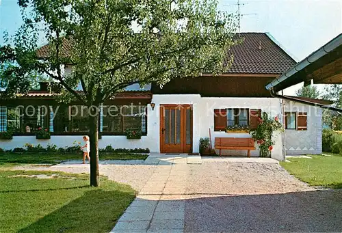 AK / Ansichtskarte Gstadt_Chiemsee Pension Strasser Gstadt_Chiemsee