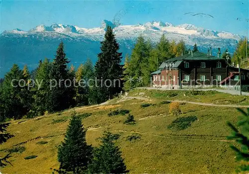 AK / Ansichtskarte Tauplitzalm Hollhaus mit Dachstein Tauplitzalm