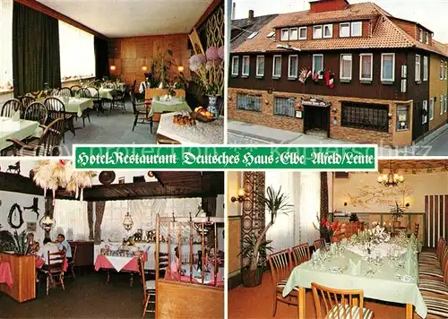 AK / Ansichtskarte Alfeld_Leine Hotel Restaurant Deutsches Haus Alfeld_Leine