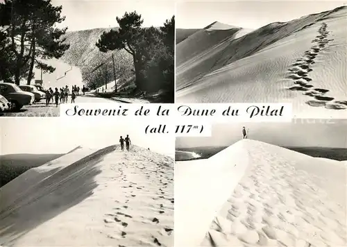 AK / Ansichtskarte Bassin_d_Arcachon Souvenir de la Dune du Pilat Bassin_d_Arcachon