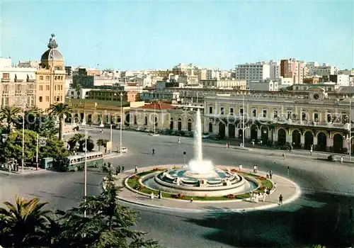 AK / Ansichtskarte Bari_Puglia Piazza Roma Stazione FF SS Bari Puglia