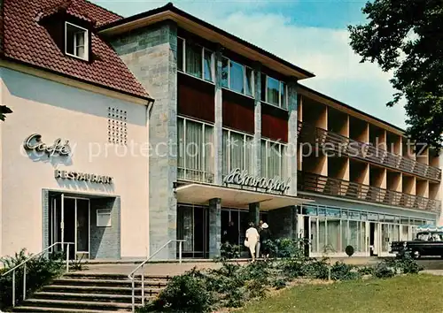 AK / Ansichtskarte Bad_Salzuflen Staatliches Hotel Schwaghof Bad_Salzuflen