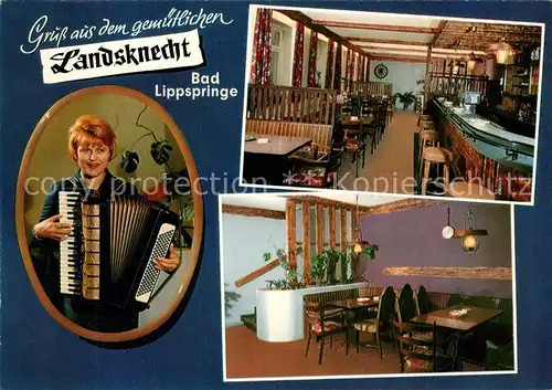 AK / Ansichtskarte Bad_Lippspringe Gaststaette Zum Landsknecht Bad_Lippspringe