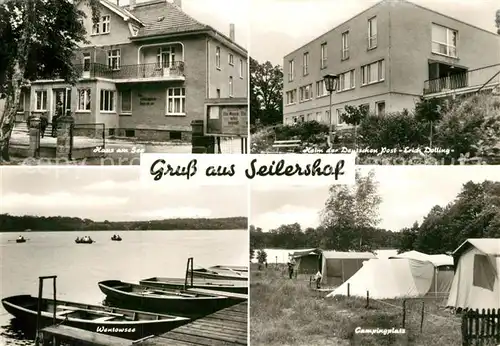 AK / Ansichtskarte Seilershof Heim der Post Campingplatz Wentowsee Seilershof