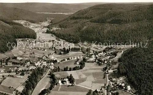 AK / Ansichtskarte Enzkloesterle Fliegeraufnahme Enzkloesterle