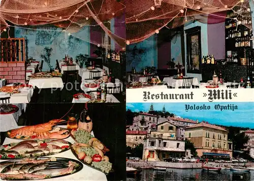 AK / Ansichtskarte Volosko Restaurant Mili Volosko