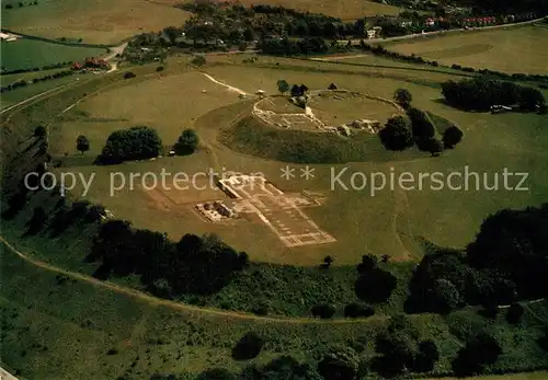 AK / Ansichtskarte Old_Sarum Air view from North West Old_Sarum