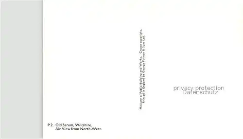 AK / Ansichtskarte Old_Sarum Air view from North West Old_Sarum