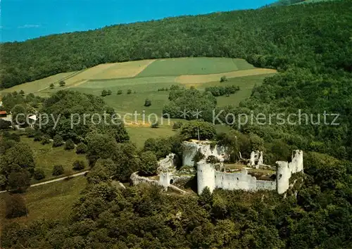 AK / Ansichtskarte Dornach_SO Burgruine Fliegeraufnahme Dornach_SO