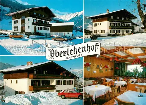 AK / Ansichtskarte Kaprun Fruehstueckspension Oberlehenhof Winter Kaprun