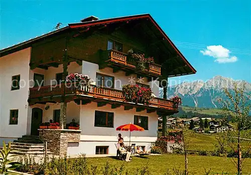 AK / Ansichtskarte Soell_Tirol Haus Salvenmoser Soell_Tirol