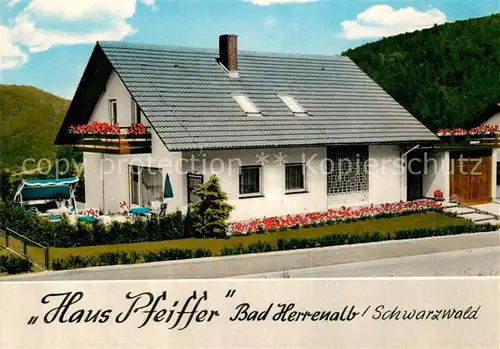 AK / Ansichtskarte Bad_Herrenalb Haus Pfeiffer Bad_Herrenalb