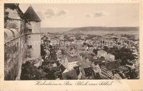 AK / Ansichtskarte Heidenheim_Brenz Panorama Blick vom Schloss Heidenheim Brenz