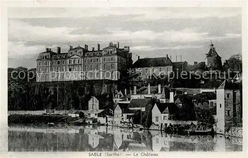 AK / Ansichtskarte Sable sur Sarthe Chateau Schloss Sable sur Sarthe