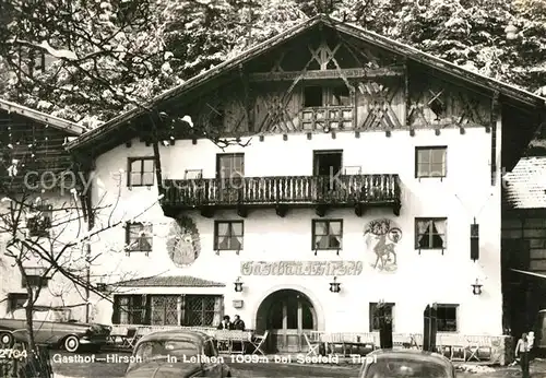 AK / Ansichtskarte Leithen_Tirol Gasthof Hirsch  Leithen Tirol