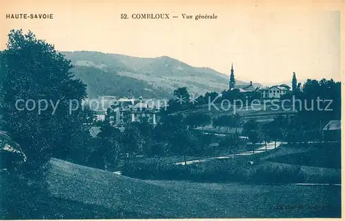 AK / Ansichtskarte Combloux Vue generale Combloux